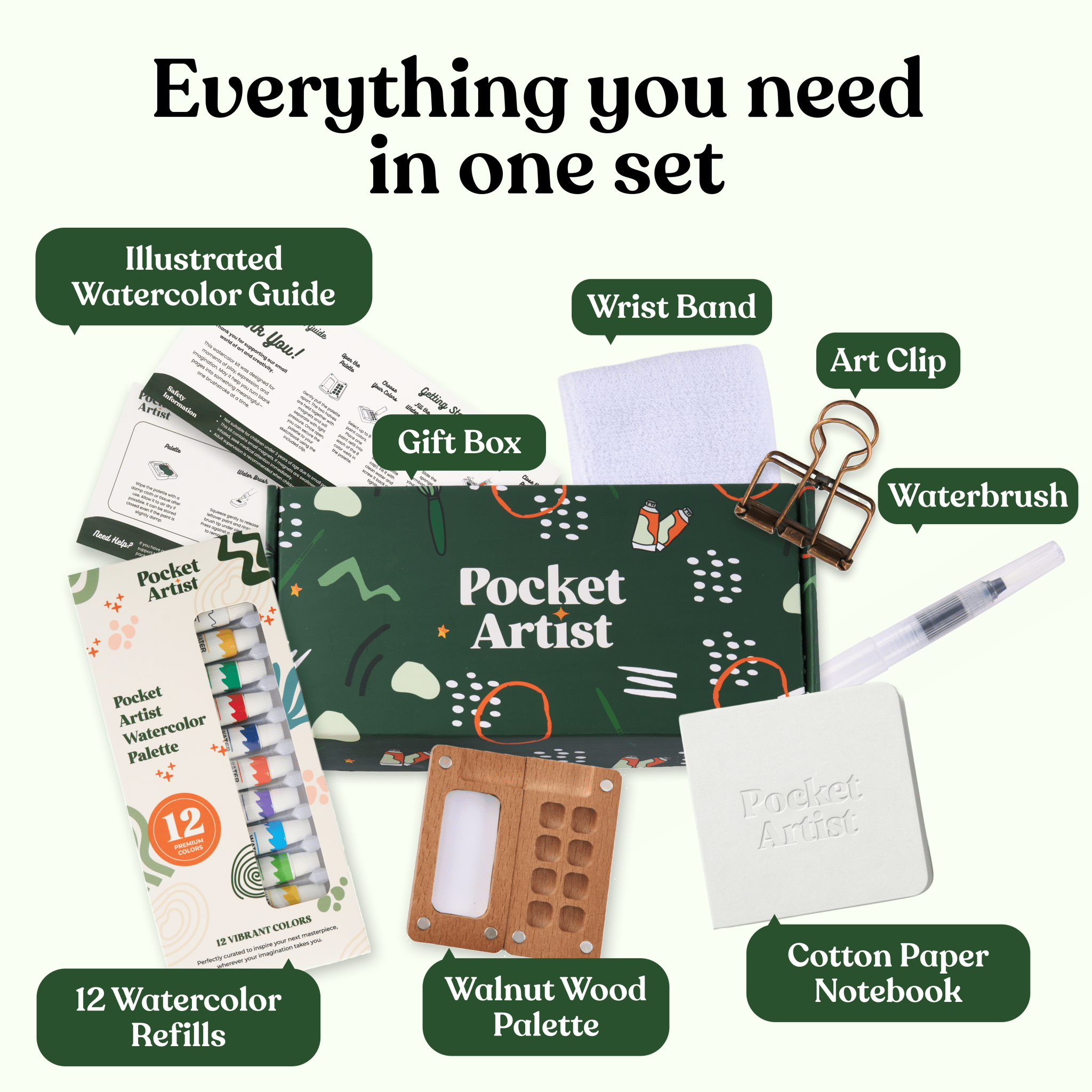 Pocket Artist Watercolor Kit