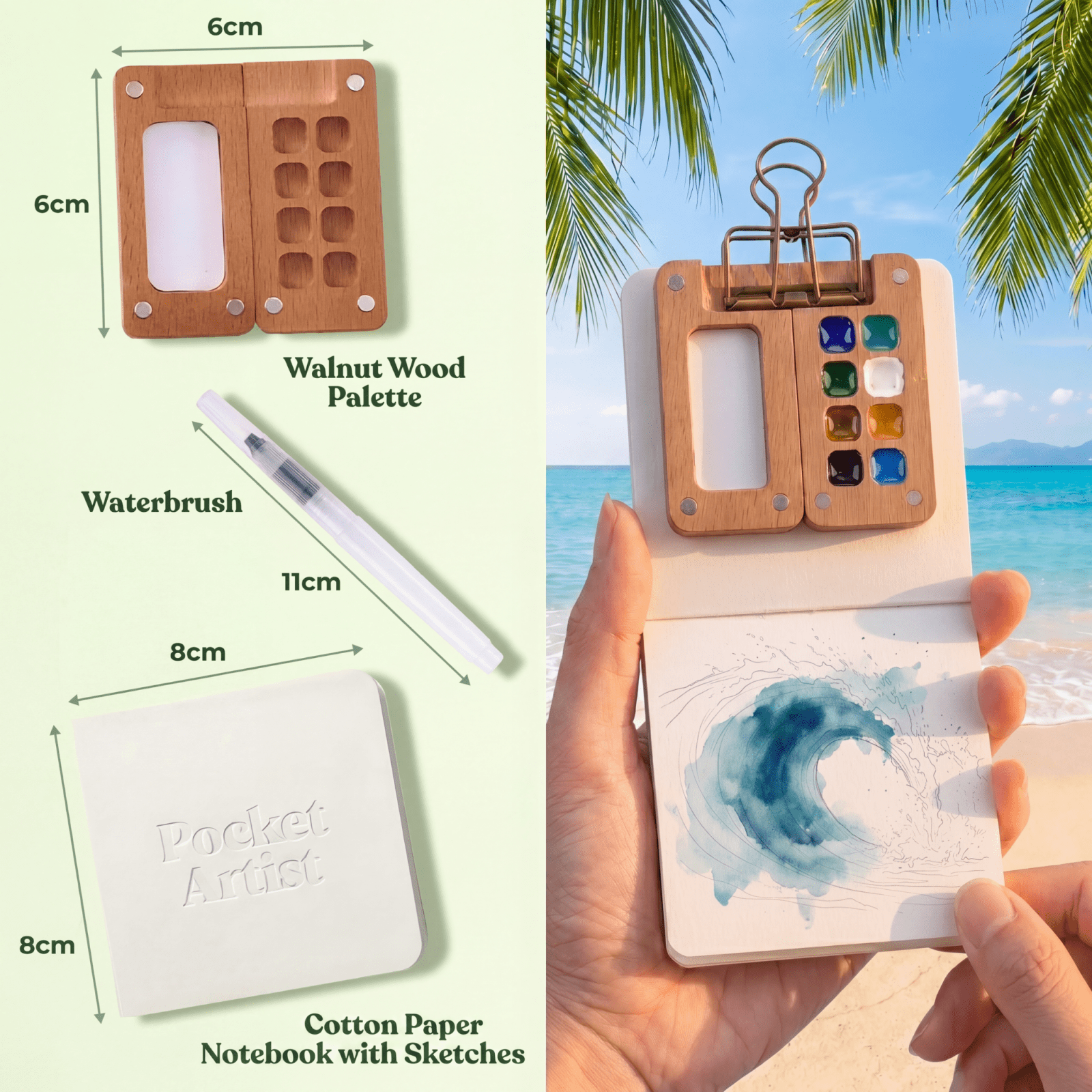 Pocket Artist Mini Painting Kit