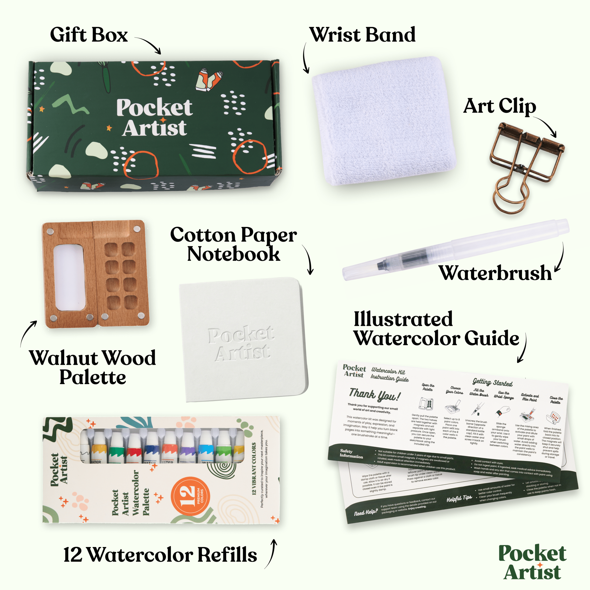Pocket Artist Watercolor Kit
